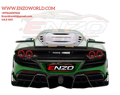 Mansory Style  Full Body Kit for Ferrari F8 spider  Carbon Fiber Glossy