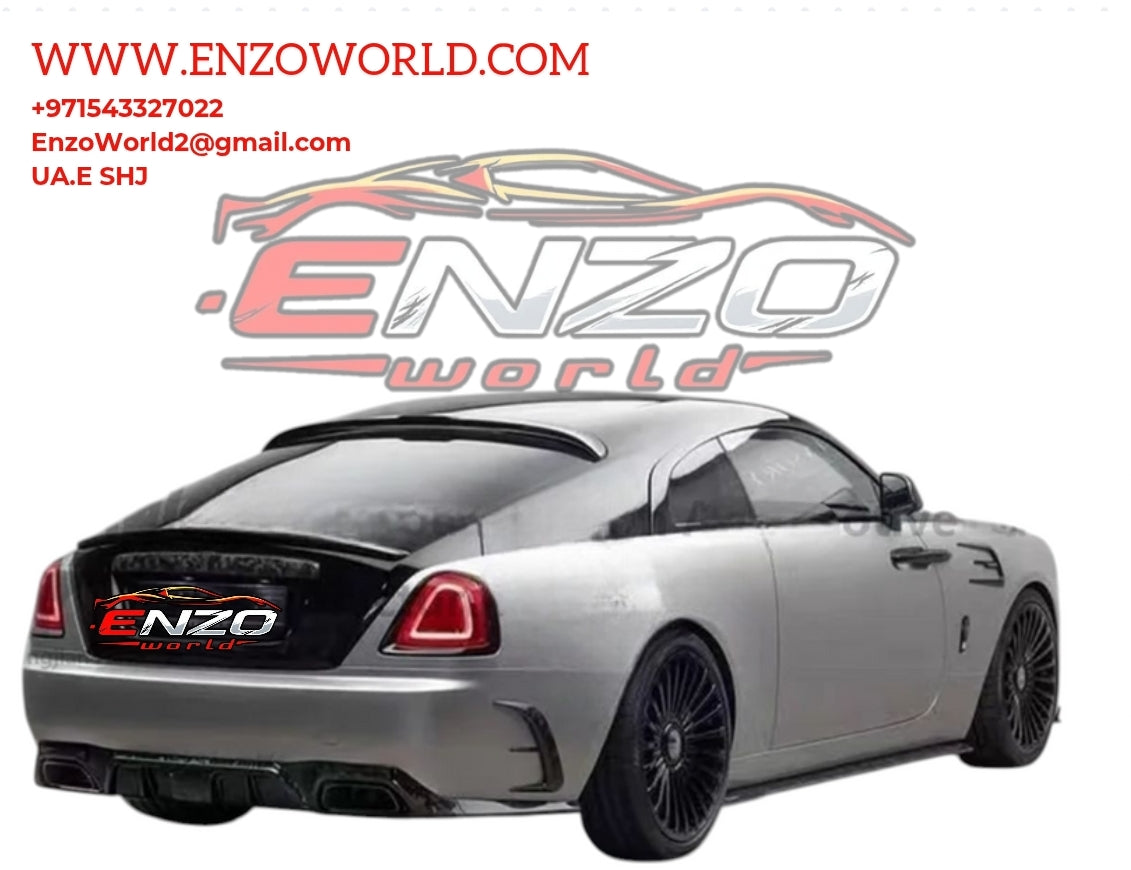 Rolls Royce Wraith Mansory Style Dry Carbon Fiber Kit 2014-2019