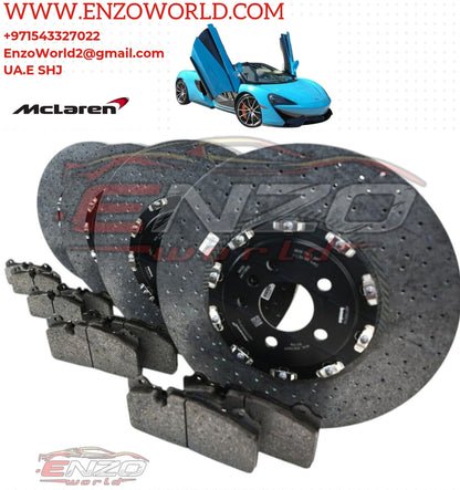 Mclaren 570S Front and Rear Ceramic Brake Package OE