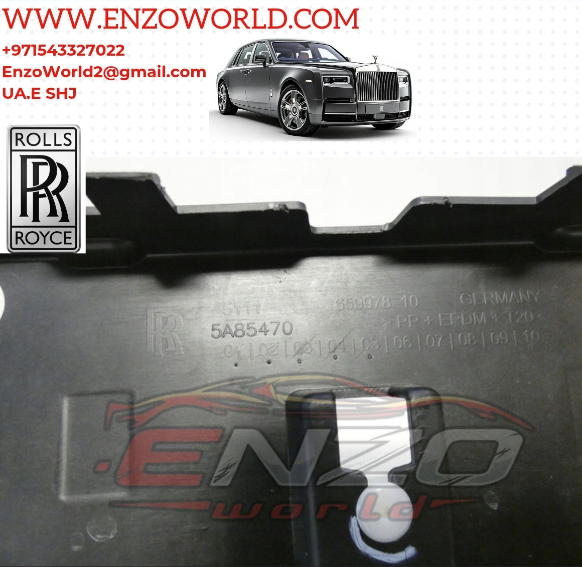 Rolls Royce Phantom Front Bumper 2017-2023 OE: 65997810