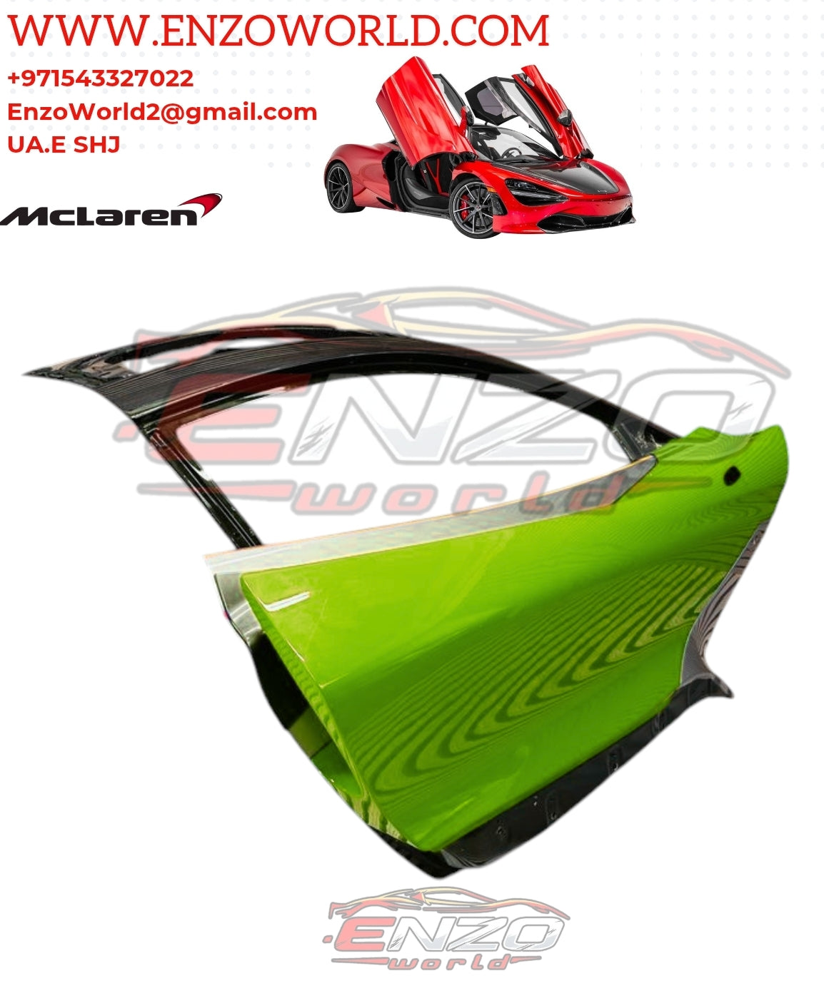 Mclaren 720S Coupe Door R/H OE : 14AC450CP