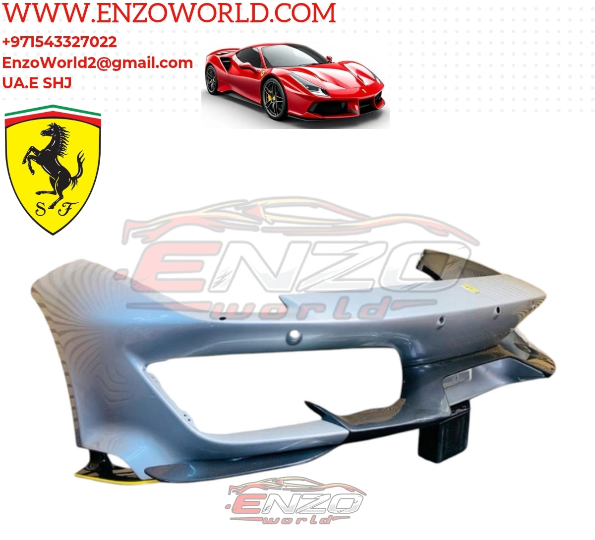 Ferrari 488 Pista Front Bumper OE: 89375200