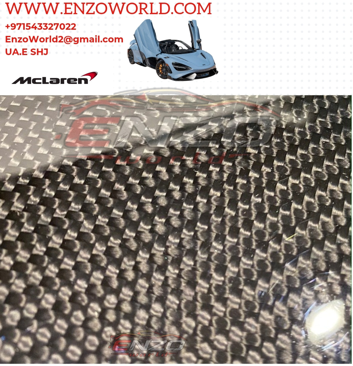 Mclaren 765LT Mansory Style Orginal Front Fender R/H