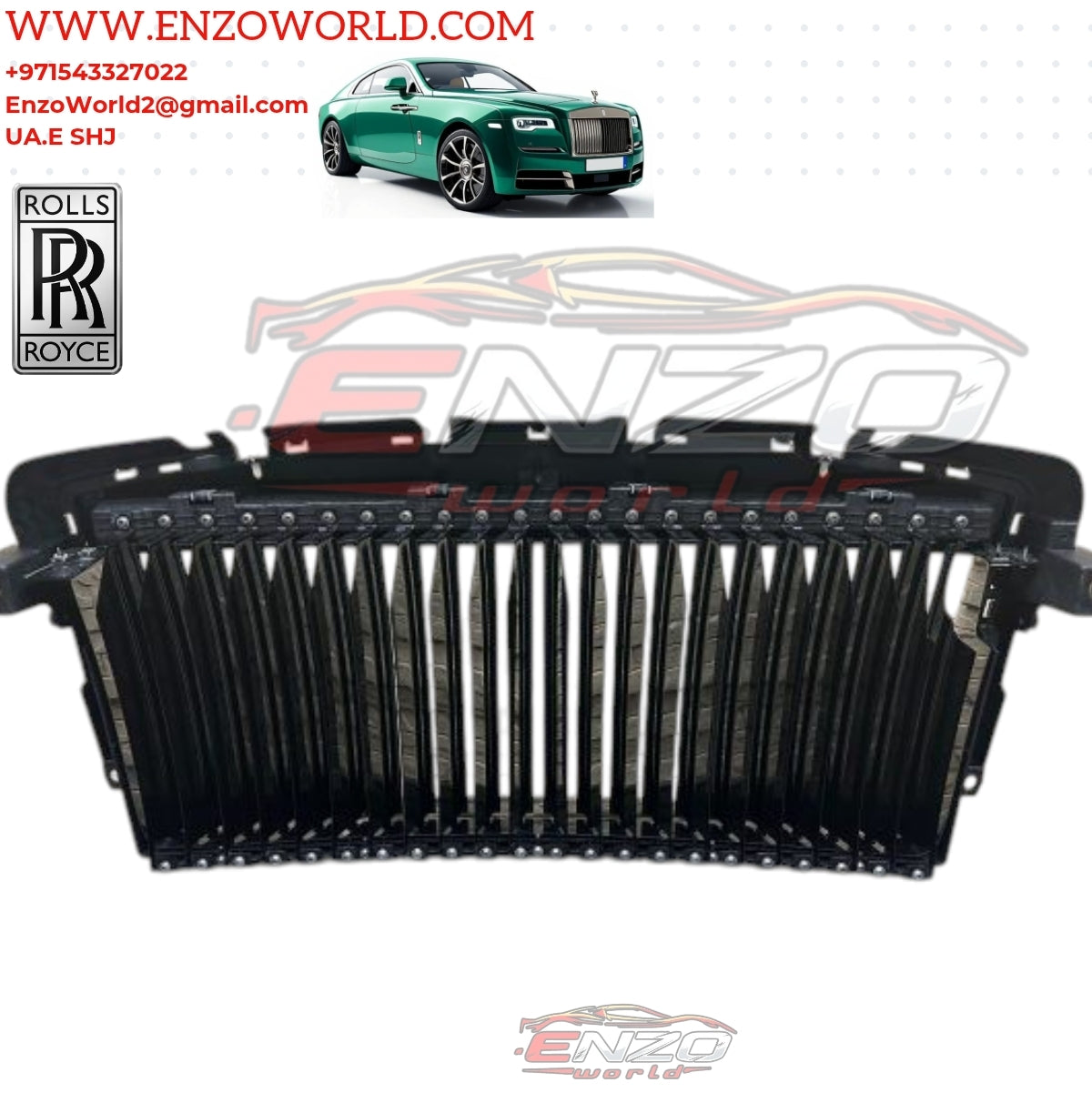 Rolls Royce Wraith / Dawn Front Grill Black Badge