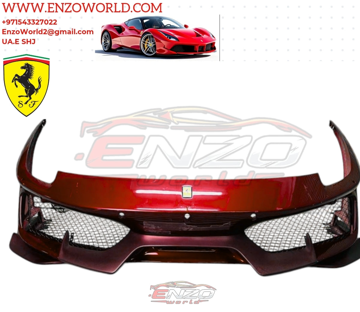 Ferrari 488 Pista Front Bumper