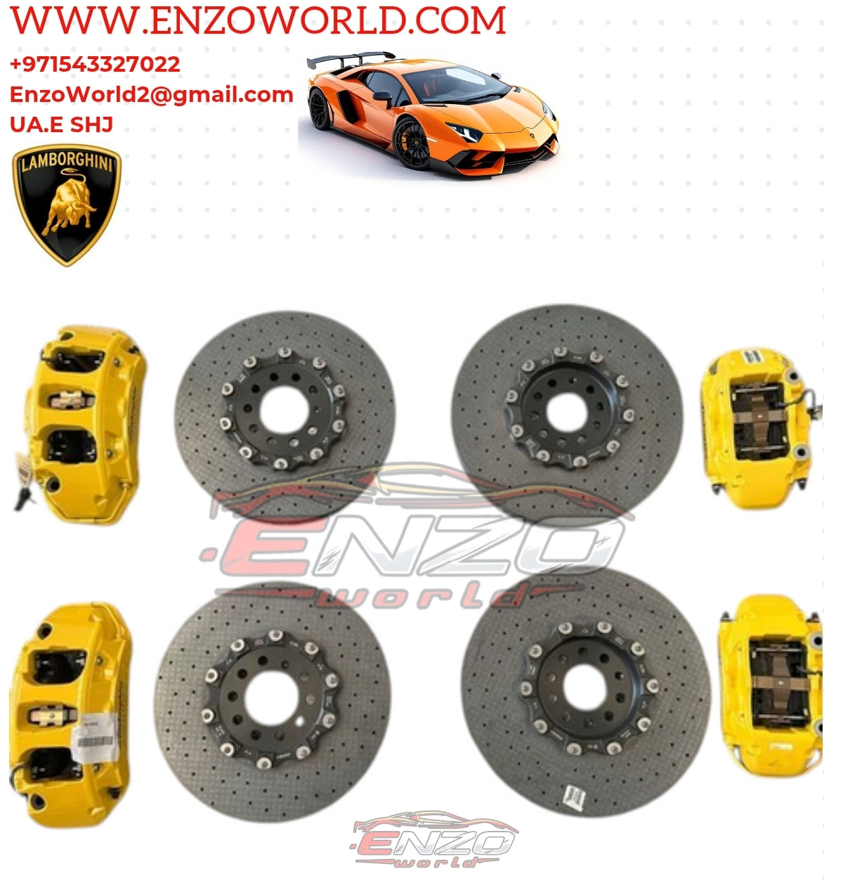 Lamborghini Aventador Ceramic Disc And Caliper OE