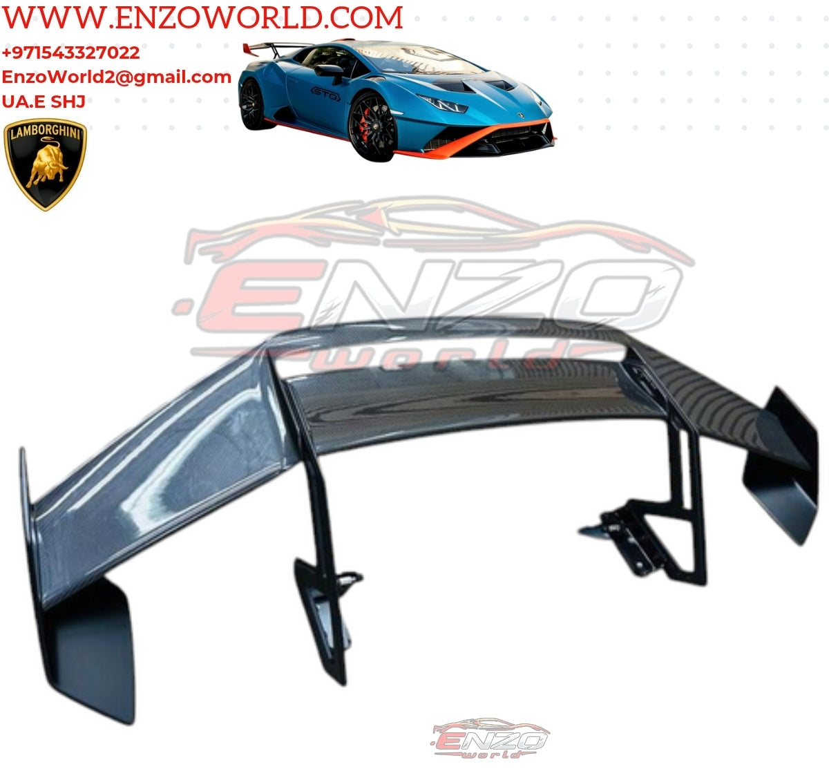 Lamborghini Huracan STO Rear Wing OEM: 4T3827931B