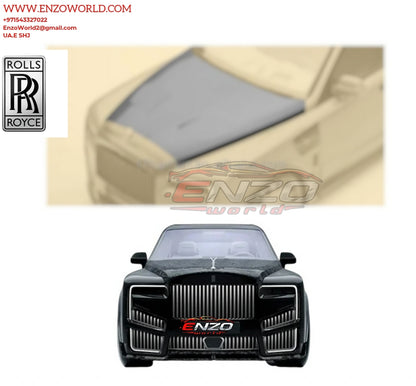Mansory Style Dry Carbon Fiber Complete Kits(  Hood, Side Skirt, Front Bumper, Rear Spoiler, fender molding, lid Spoiler and roof spoiler for Rolls-Royce Cullinan 2021-2025