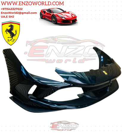 Ferrari F8 Front Bumper Carbon Fiber OE: 985778790