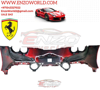 Ferrari F8 TRIBUTO Rear Bumper, TIPS and DIFFUSER