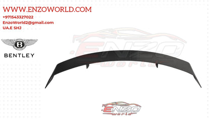 Rear Lid Wing Spoiler For Bentley Continental GT 2020> High quality Carbon Fiber