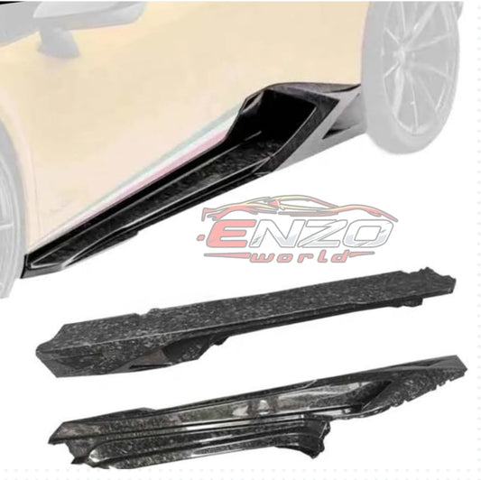 Carbon Fiber Side Skirt for Lamborghini Huracan LP610 - LP580 Update LP640
