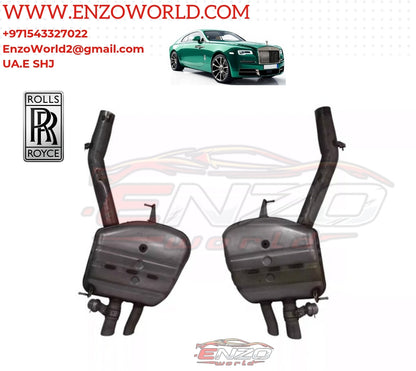 ROLLS-ROYCE WRAITH LH & RH EXHAUST MUFFLER OEM: 7591640- OEM: 7591641