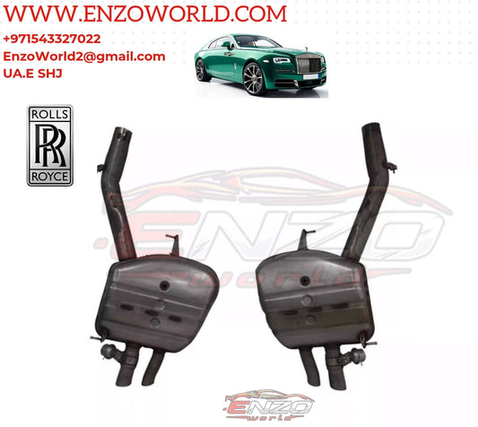 ROLLS-ROYCE WRAITH LH & RH EXHAUST MUFFLER OEM: 7591640- OEM: 7591641