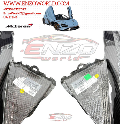 MCLAREN  CARBON Fiber HEADLIGHT BEZEL PAIR - OE:14AA508CP, OE:14AA507CP