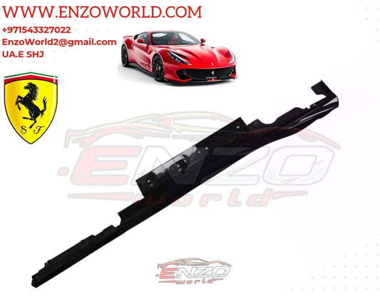 Ferrari 812 OUTER SILL COVER LH Carbon Fiber OEM: 89130200