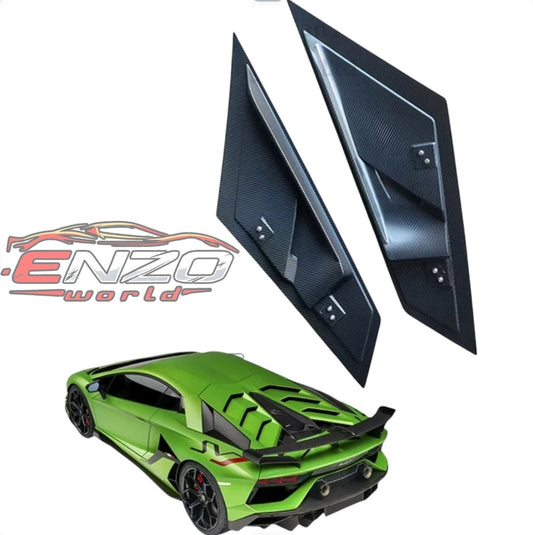 Lamborghini Aventador Carbon Fiber Style Rear air Vents