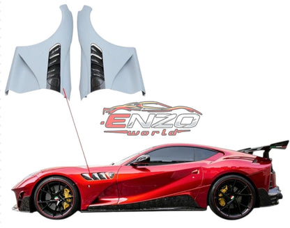 Upgrade to Mansory Style Car Front Side Fenders for Ferrari 812 Superfast/GTS