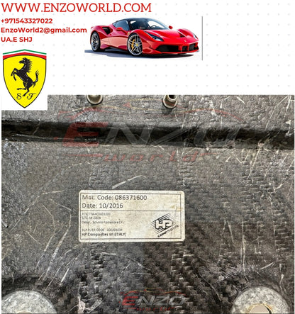 Ferrari 488GTB Rear Carbon Fiber Diffuser OE : 86371600