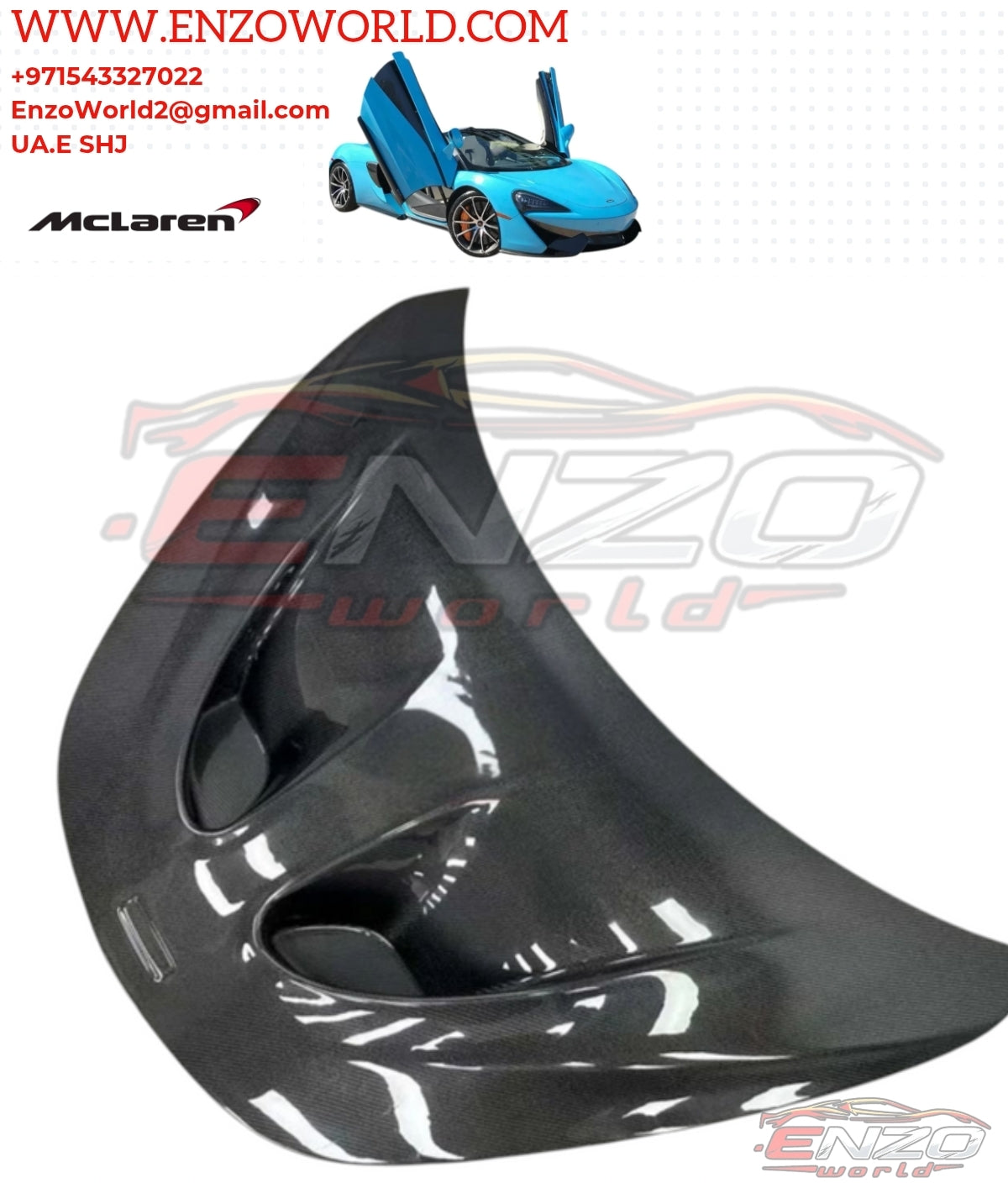 Mclaren 570S Front Hood P1 Style High Quality Carbon Fiber