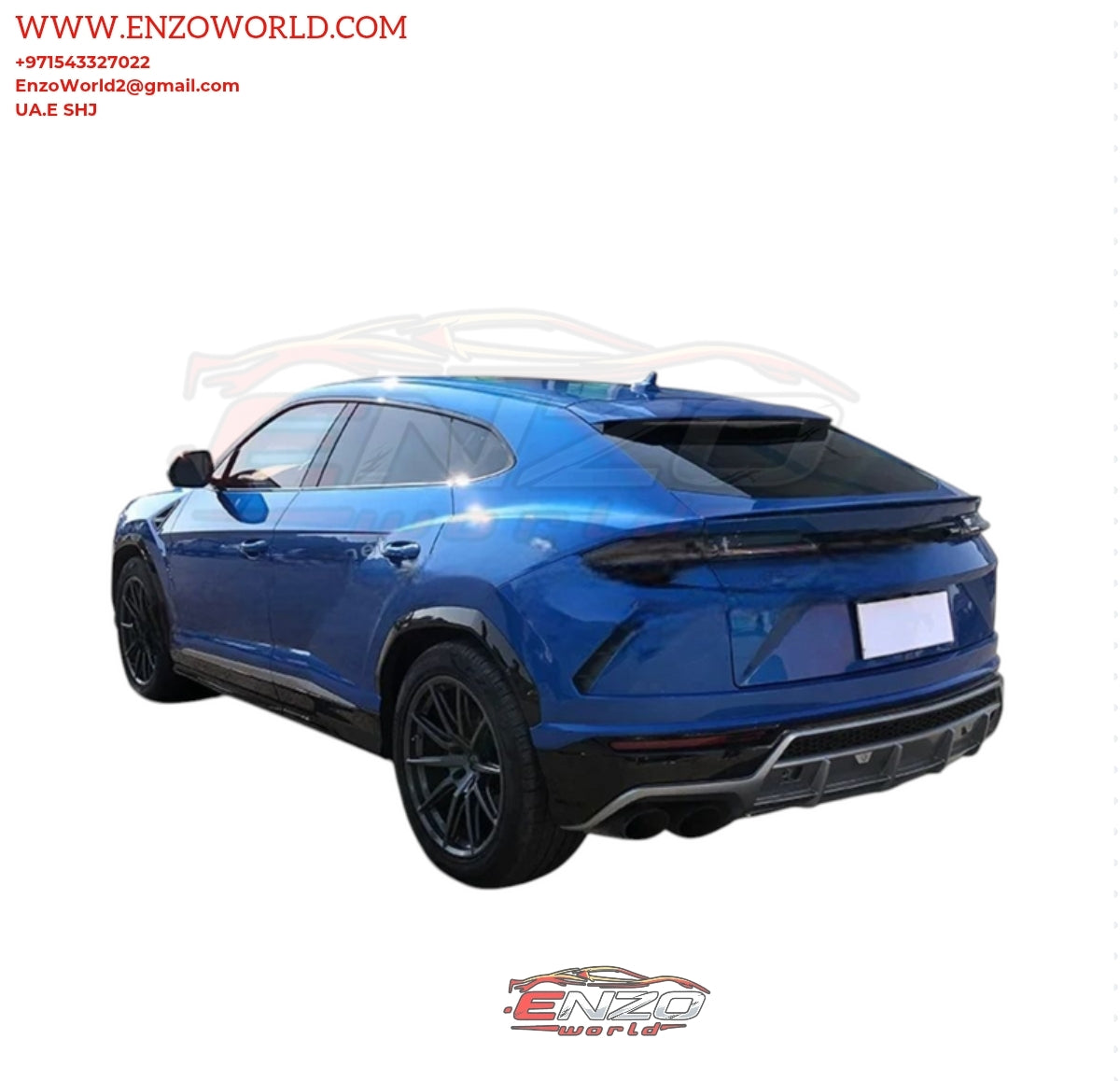 Dry Carbon Fiber OEM Style Body Kit For Lamborghini URUS 2018_2019 Front Lip, Side Skirts, Wheel Eyebrowand and Rear Diffuser Spoiler