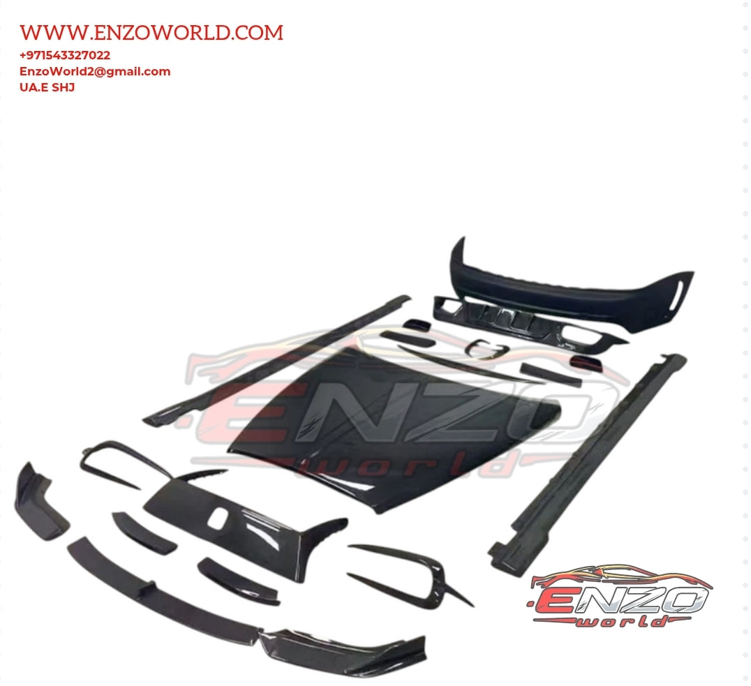 Rolls Royce Wraith Mansory Style Dry Carbon Fiber Kit 2014-2019