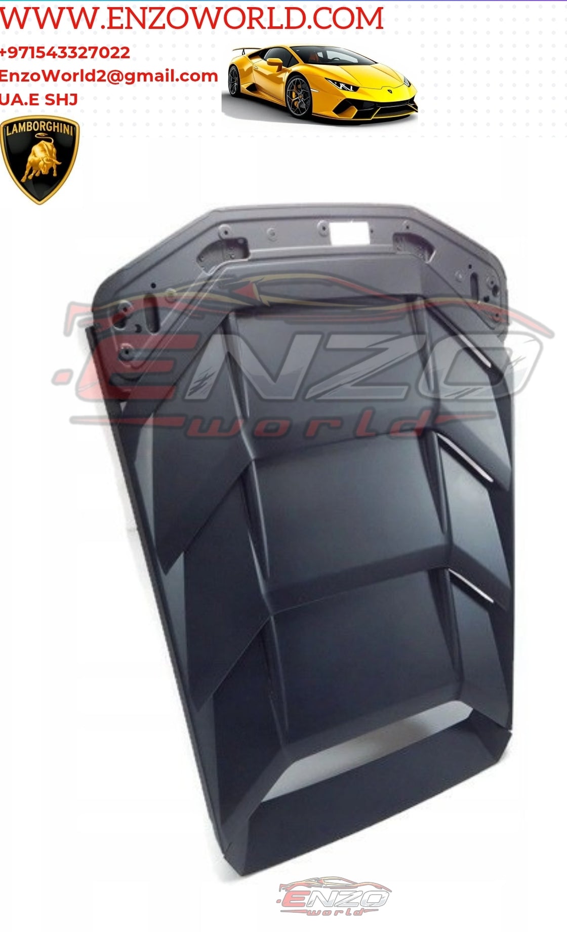 Lamborghini Huracan LP610 Engine Trunk Cover