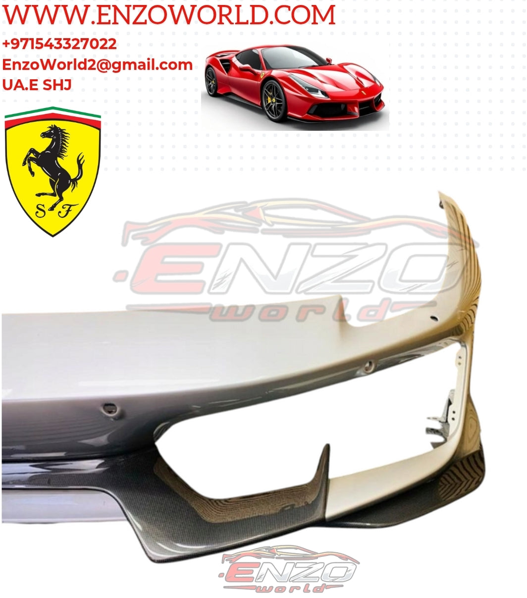 Ferrari 488 Pista Front Bumper OE: 89375200