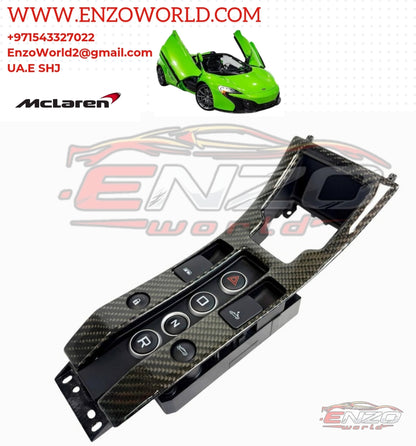 Mclaren 650S Spider GLOSS CARBON GEAR SWITCH PACK OE:11M3384LP