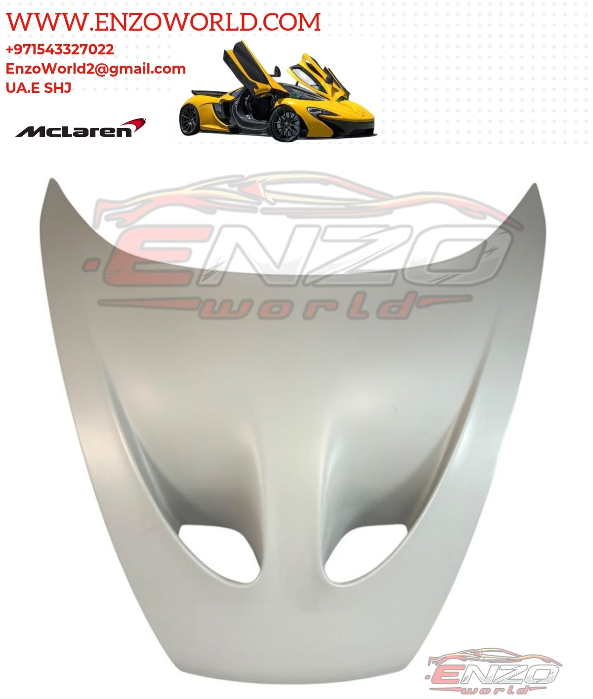 MCLAREN P1 FRONT Bonnet CARBON FIBER OE:12A3264CP