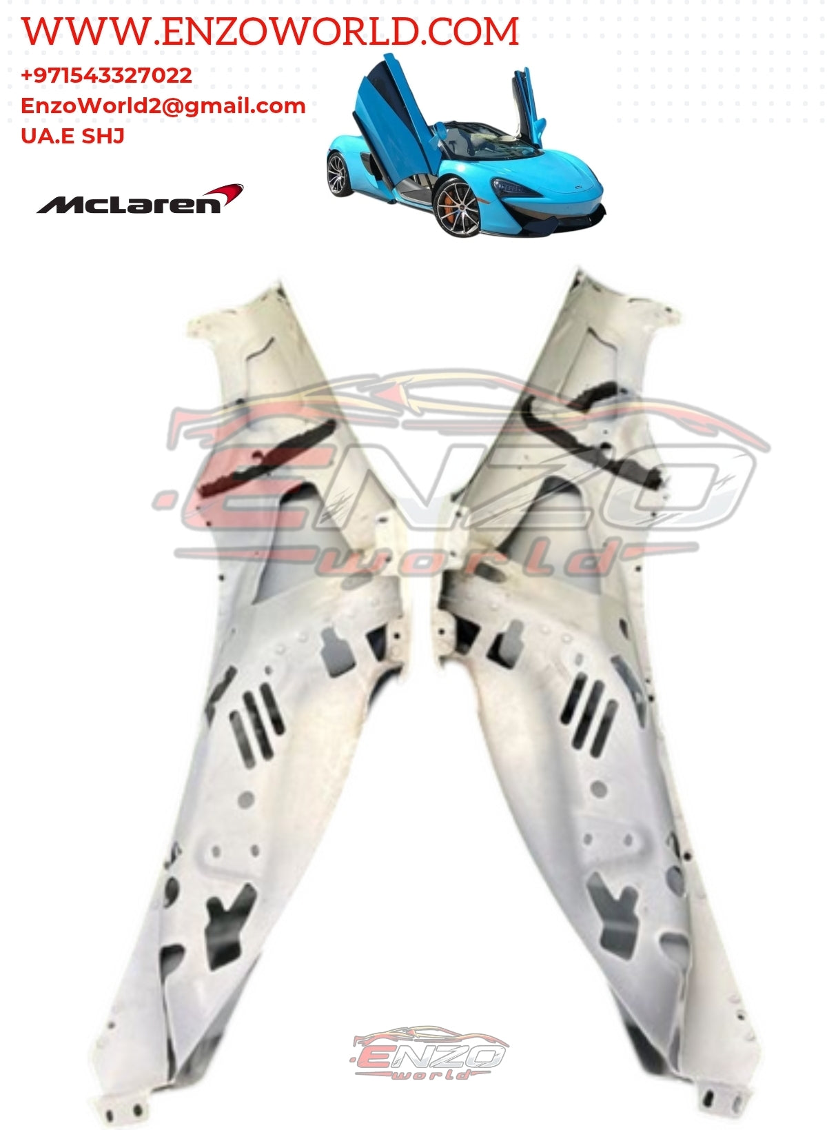 Mclaren 570S Front Fender SET L+R OE