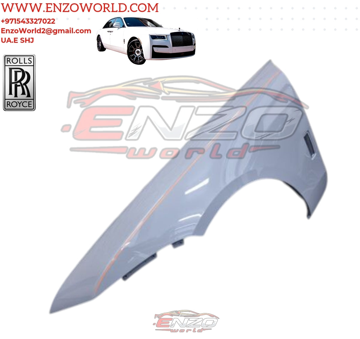 Rolls Royce Ghost 2022 Front Fender L /H