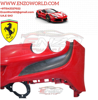 Ferrari F8 TRIBUTO Rear Bumper, TIPS and DIFFUSER