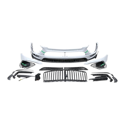 Bentley Continental GT Body Kit 2020-2024 Upgrade To Mansory Style Dry Carbon Fiber Front Bumper, Side Skirts, Fender and Rear Spoiler