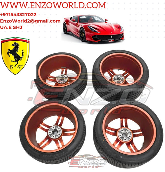 Ferrari 812 Wheels Rims Set Bronze