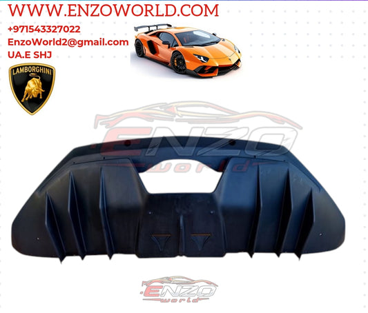 Lamborghini Aventador S Rear Bumper Spoiler