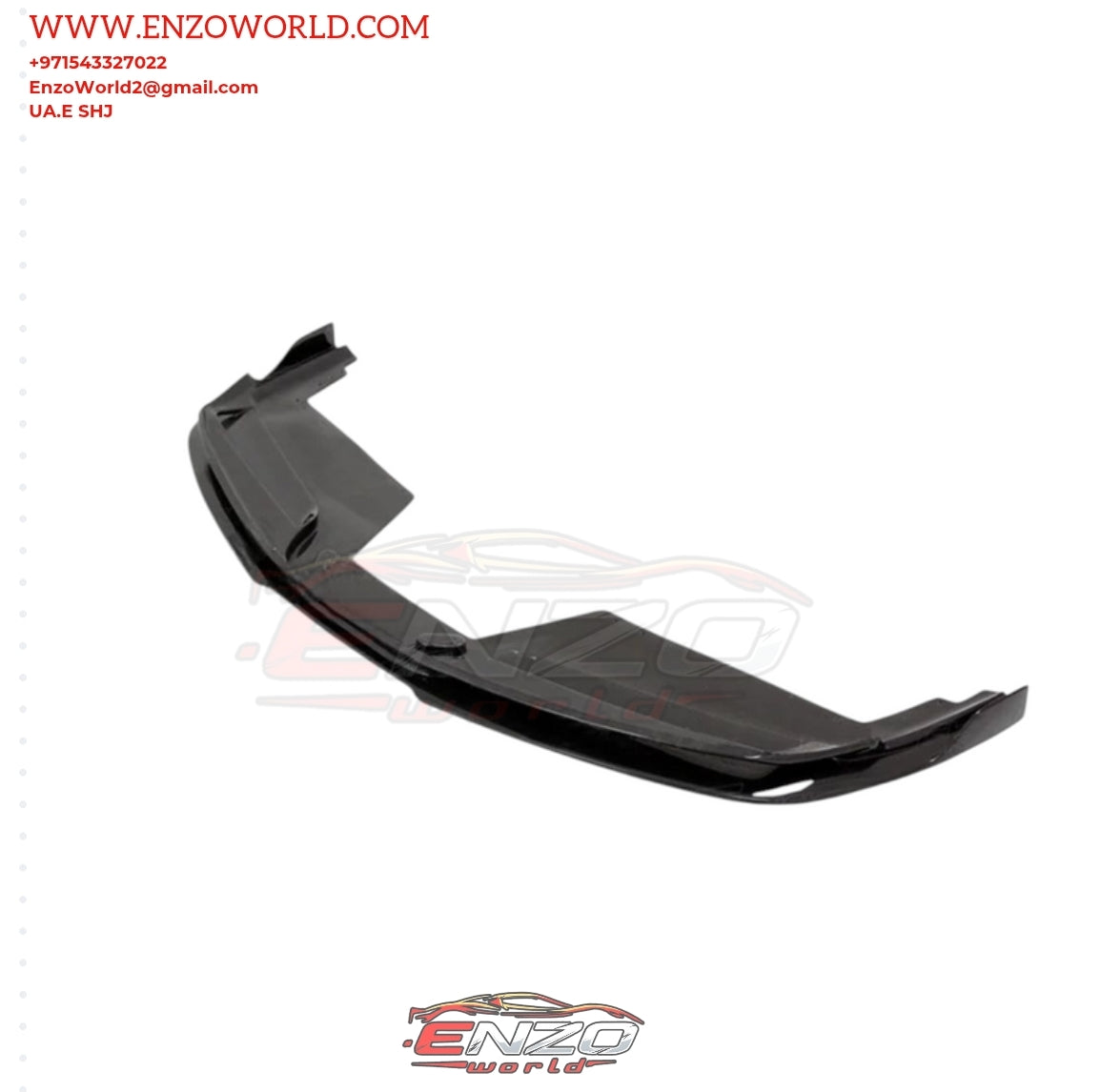 High Glossy Carbon Fiber Vors Style Bumper Front Lip for Ferrari 488GTB