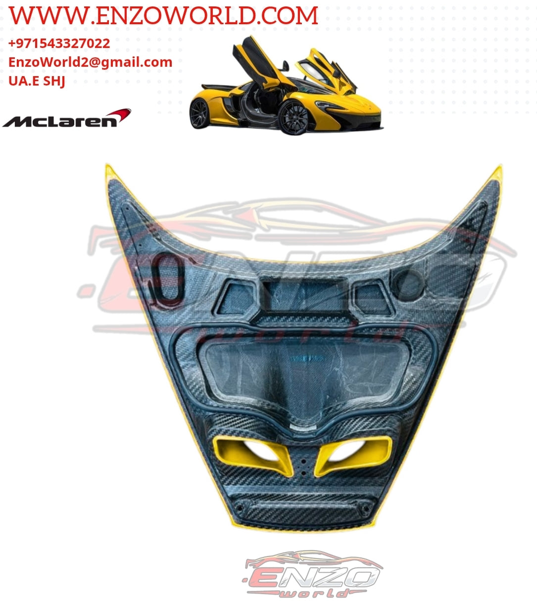 Mclaren P1 Front Hood OE : 12A3607CP