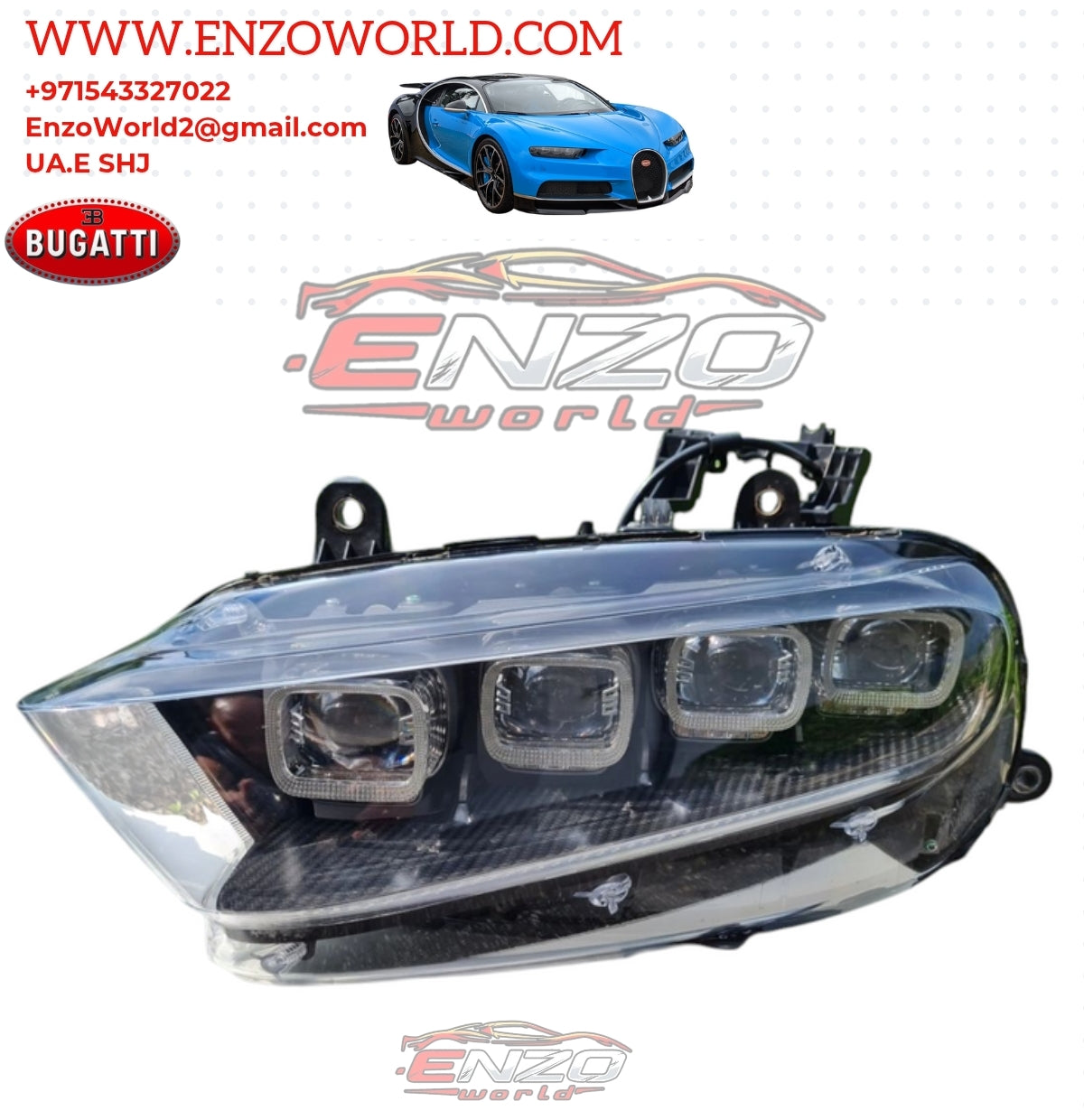 Bugatti Chiron Super sport 300+ Headlights SET