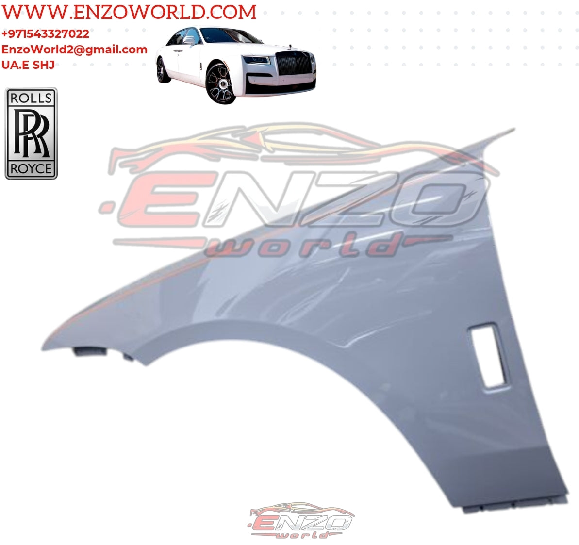 Rolls Royce Ghost 2022 Front Fender L /H