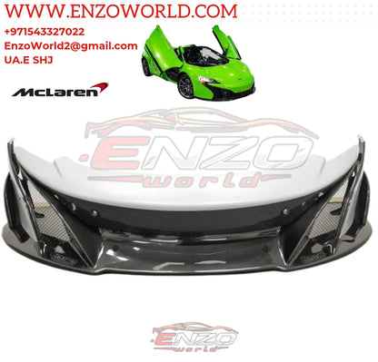 Mclaren 570S Front Bumper Upgrad To 675LT Dry Carbon Fiber
