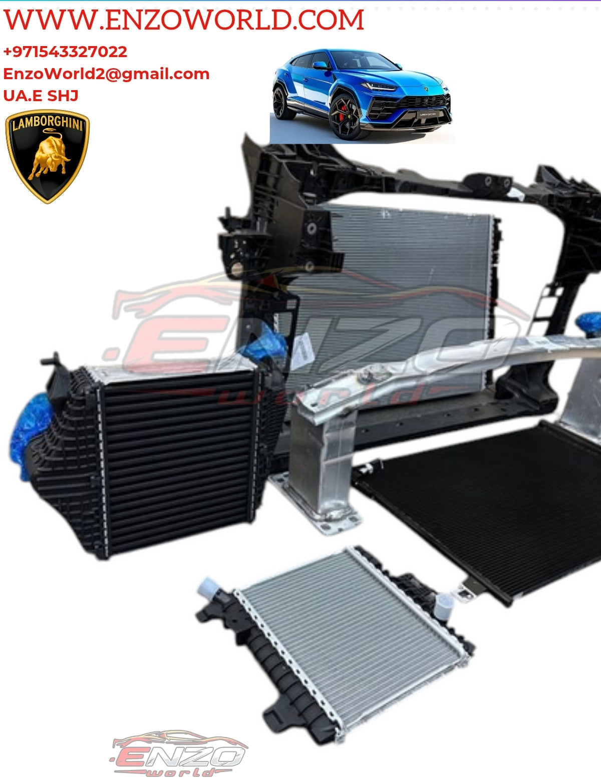Lamborghini Urus Radiator +Inter cooler Set OE