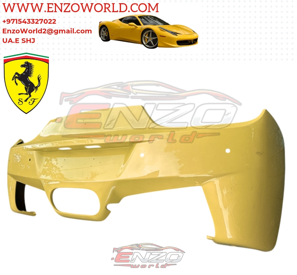 Ferrari 458 ITALIA Rear Bumper OE