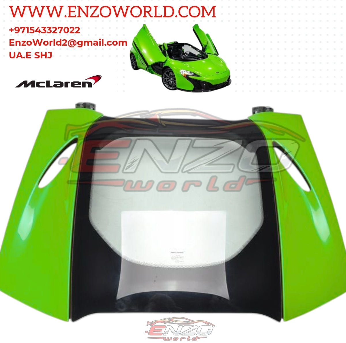 Mclaren 650S Spider Rear Trunk Cover OE