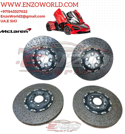 Mclaren 720S Ceramic Brake Disc Set Front + Rear