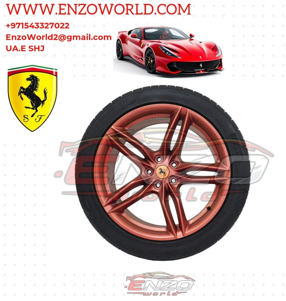 Ferrari 812 Wheels Rims Set Bronze