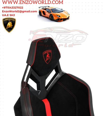 Lamborghini L/H Carbon bucket seat red Fits Aventador SV LP750-4 OEM 470860671D