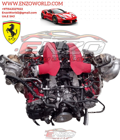 Ferrari F8 V8 3.9 Complete Engine