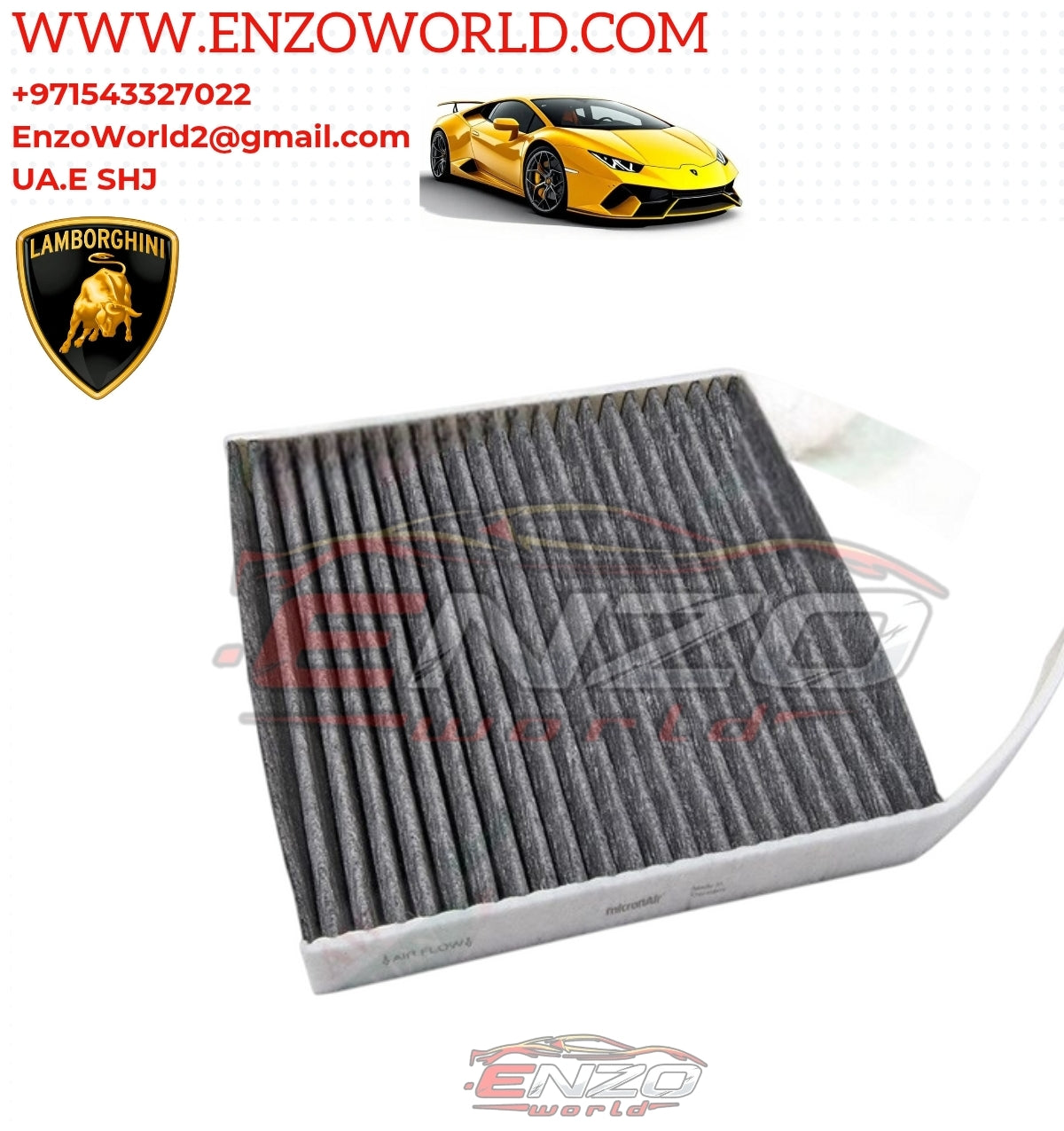 Lamborghini Cabin Air Filter OEM:4S0819439