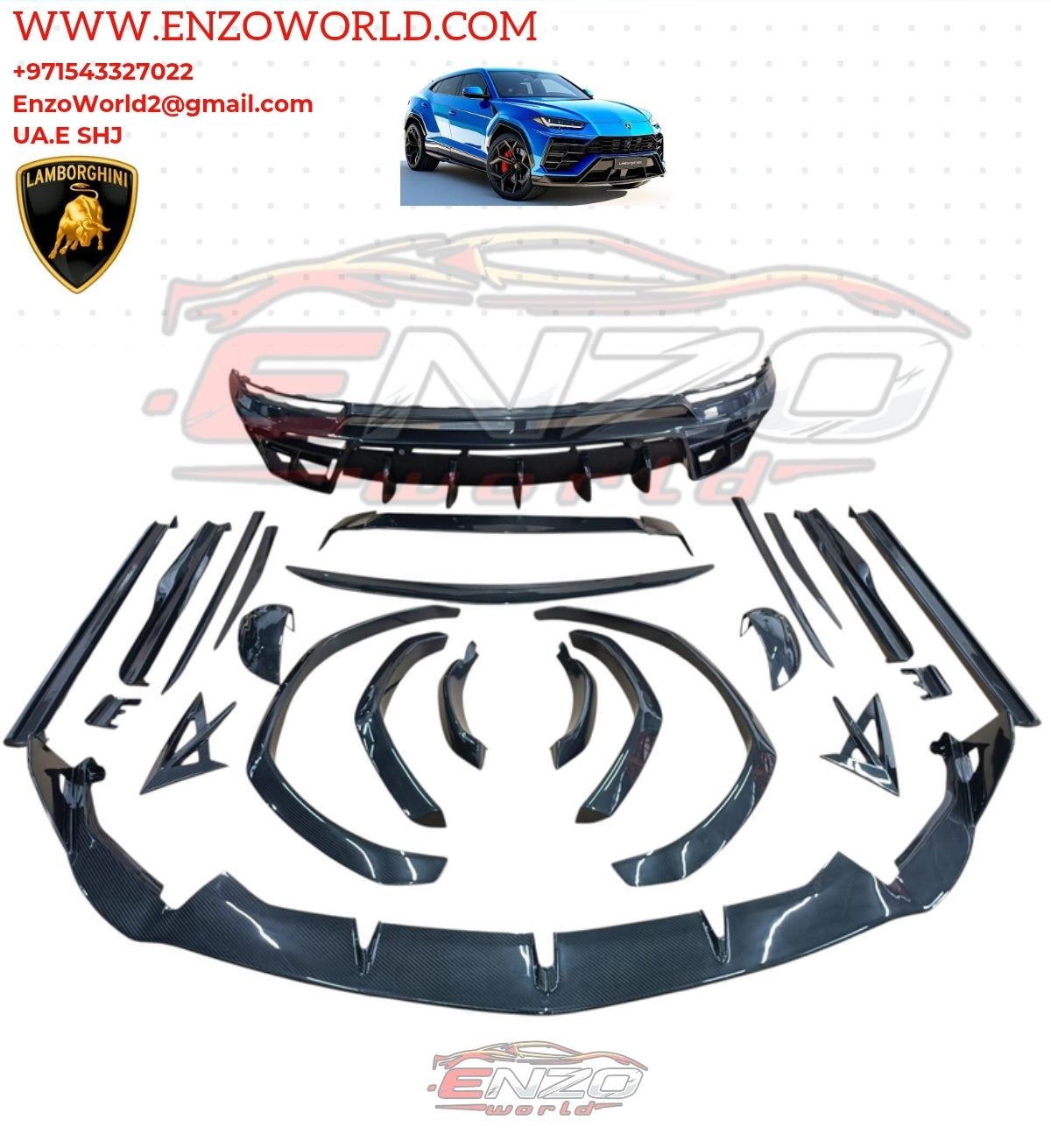 Lamborghini Urus SD Dynamics "M Edition" Dry Carbon Fibre Soft Bodykit